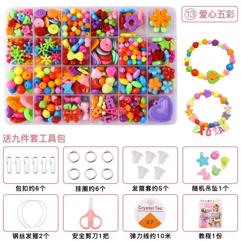 DIY Beaded Jewelry Kit For Kids Creative Bracelet Making - ToylandEU