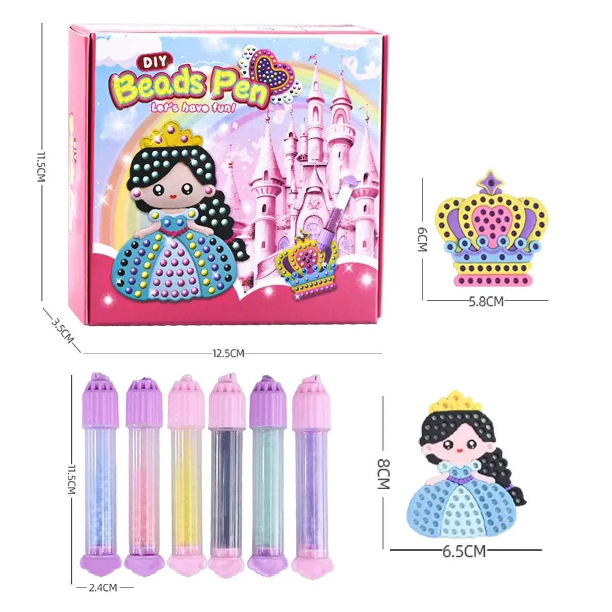 DIY Beads Kit Kids CE Certified Creative Pen Craft - ToylandEU