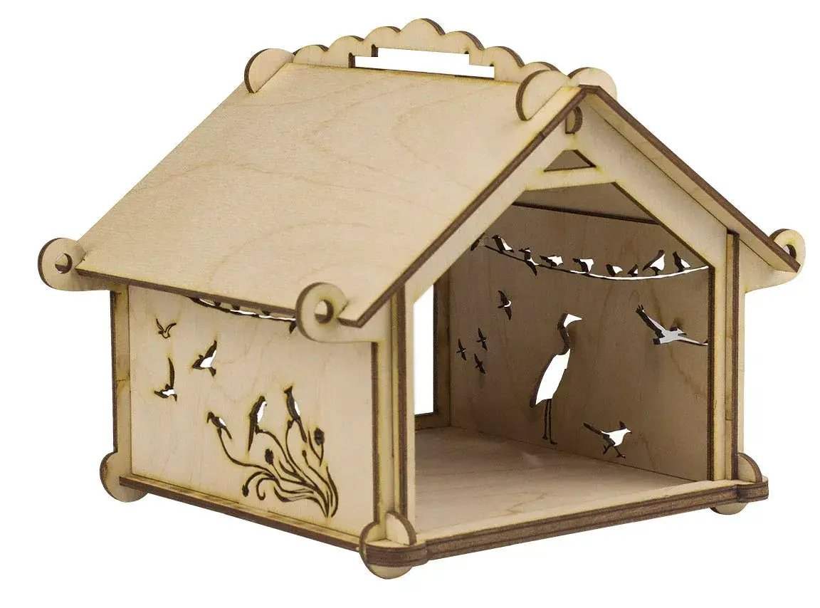  DIY Birdhouse Kit No Tools Required Easy Assembly Kit -  ToylandEU™
