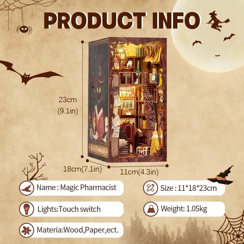  DIY Book Dollhouse Nook Kit With Touch Lights -  ToylandEU™