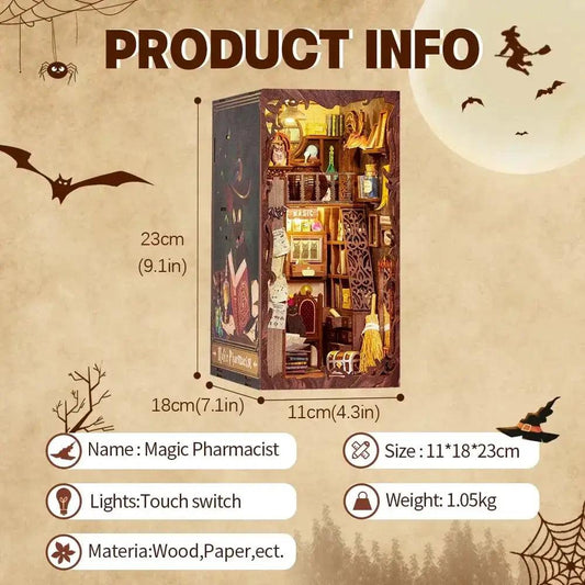  DIY Book Dollhouse Nook Kit With Touch Lights -  ToylandEU™