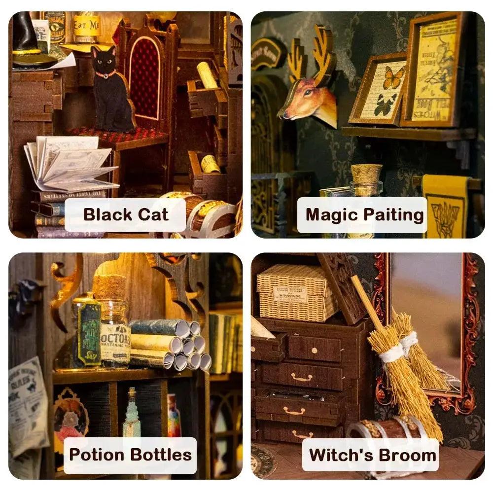  DIY Book Dollhouse Nook Kit With Touch Lights -  ToylandEU™