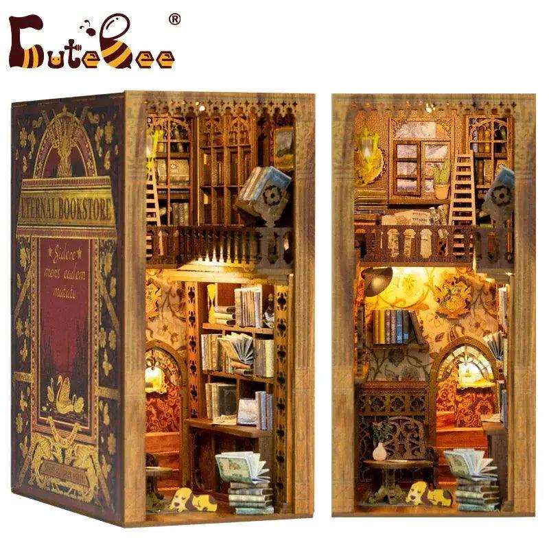  DIY Book Dollhouse Nook Kit With Touch Lights -  ToylandEU™
