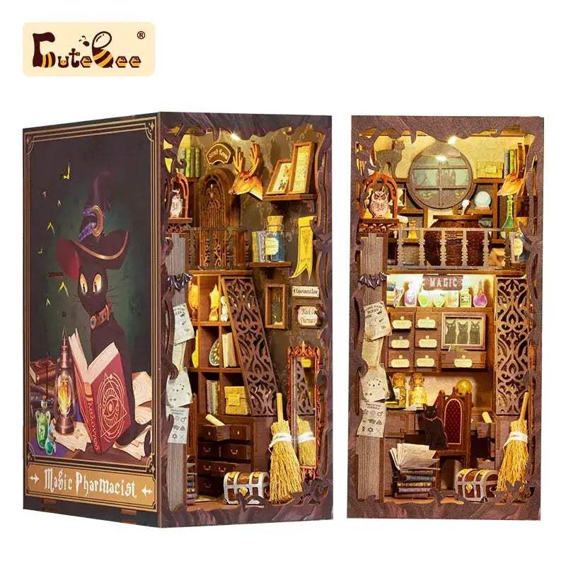 DIY Book Dollhouse Nook Kit With Touch Lights And Furnishings - ToylandEU
