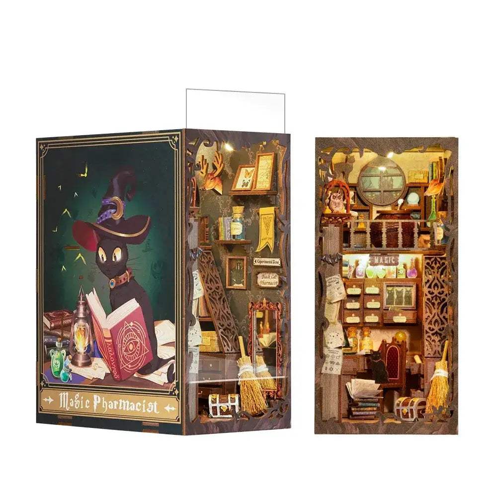 DIY Book Dollhouse Nook Kit With Touch Lights And Furnishings - ToylandEU
