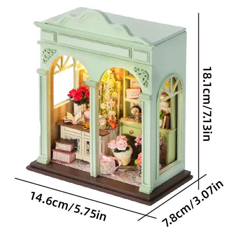  DIY Book Nook Kit | LED Light Included | Toylandeu™ 