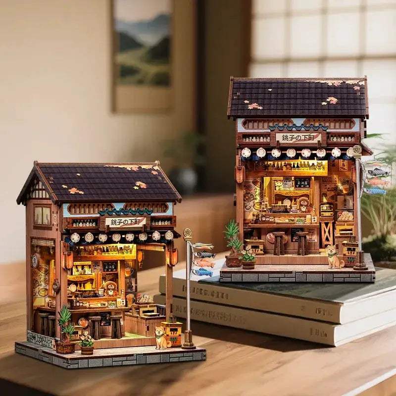 DIY Book Nook Kit Wooden Dollhouse Insert For Kids Educational - ToylandEU