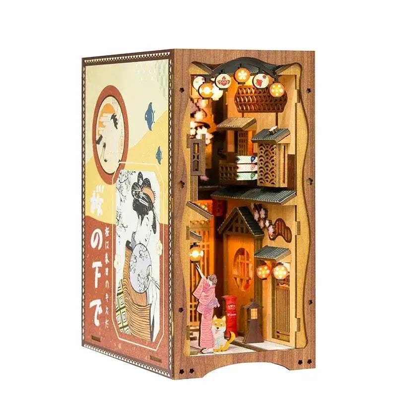 DIY Book Nook Kit Wooden Dollhouse Insert For Kids Educational - ToylandEU