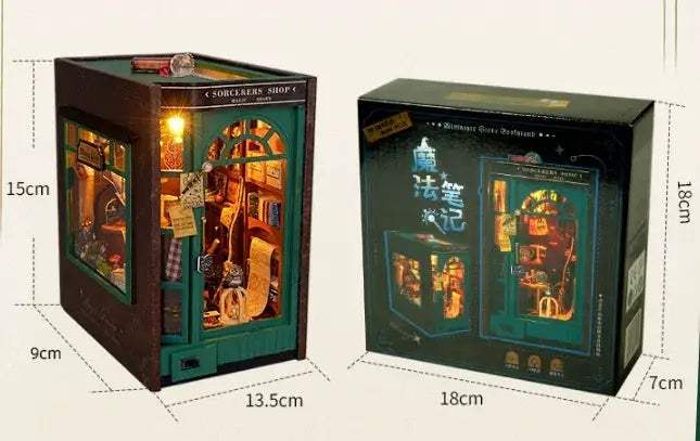 DIY Book Nook Kit Wooden House For Creative Home Decor - ToylandEU