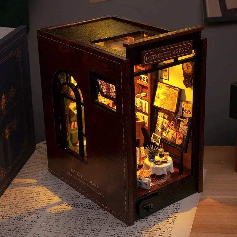 DIY Book Nook Kit Wooden House For Creative Home Decor - ToylandEU