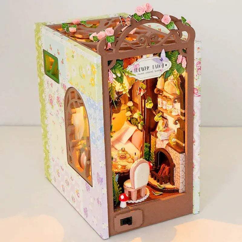 DIY Book Nook Kit Wooden House For Creative Home Decor - ToylandEU