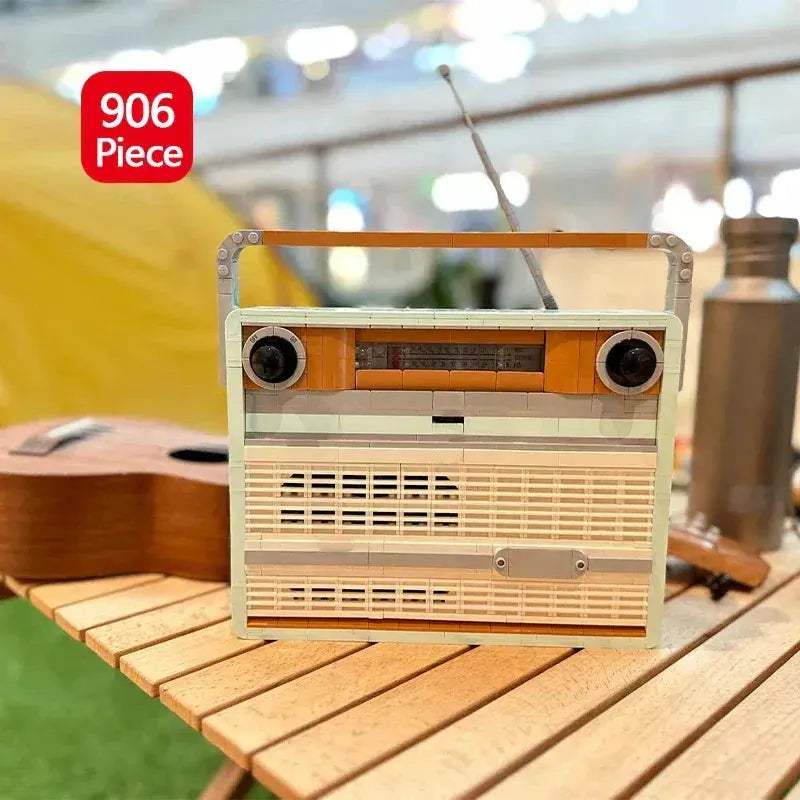 DIY Building Blocks Retro Radio Model for Music Lovers - ToylandEU