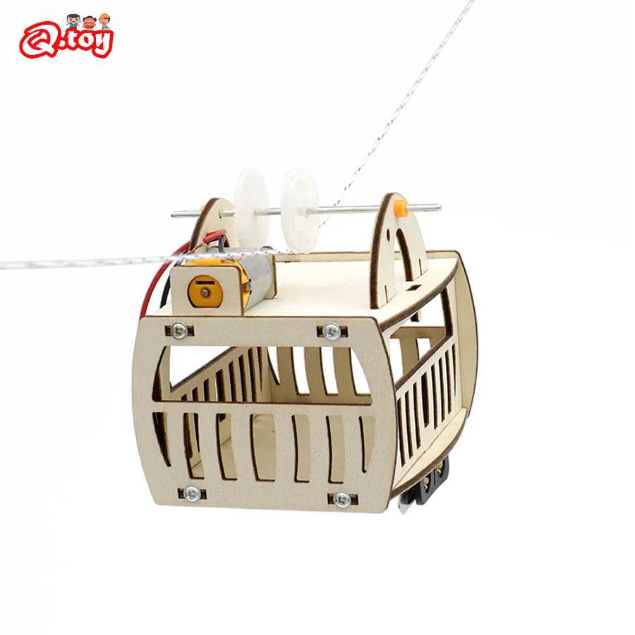 DIY Cable Car Model STEM Kit for Kids Technologia Science Toys Educational Learning Experiment Tool - ToylandEU