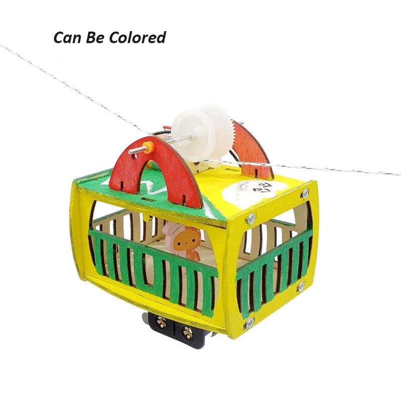 DIY Cable Car Model STEM Kit for Kids Technologia Science Toys Educational Learning Experiment Tool - ToylandEU