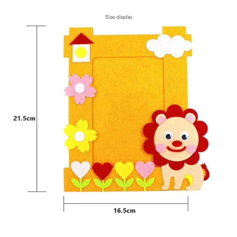 DIY Cartoon Animal Photo Frames For Kids Craft Decor Set - ToylandEU