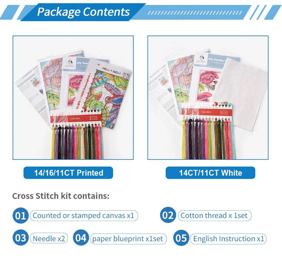 DIY Cartoon Cross Stitch Kit with Fairytale Patterns - Aida Fabric for Home Decor and Embroidery Crafts - ToylandEU