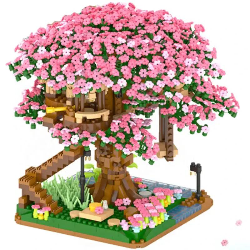 DIY Cherry Blossom Building Blocks Tree House Mini Kit -  ToylandEU™