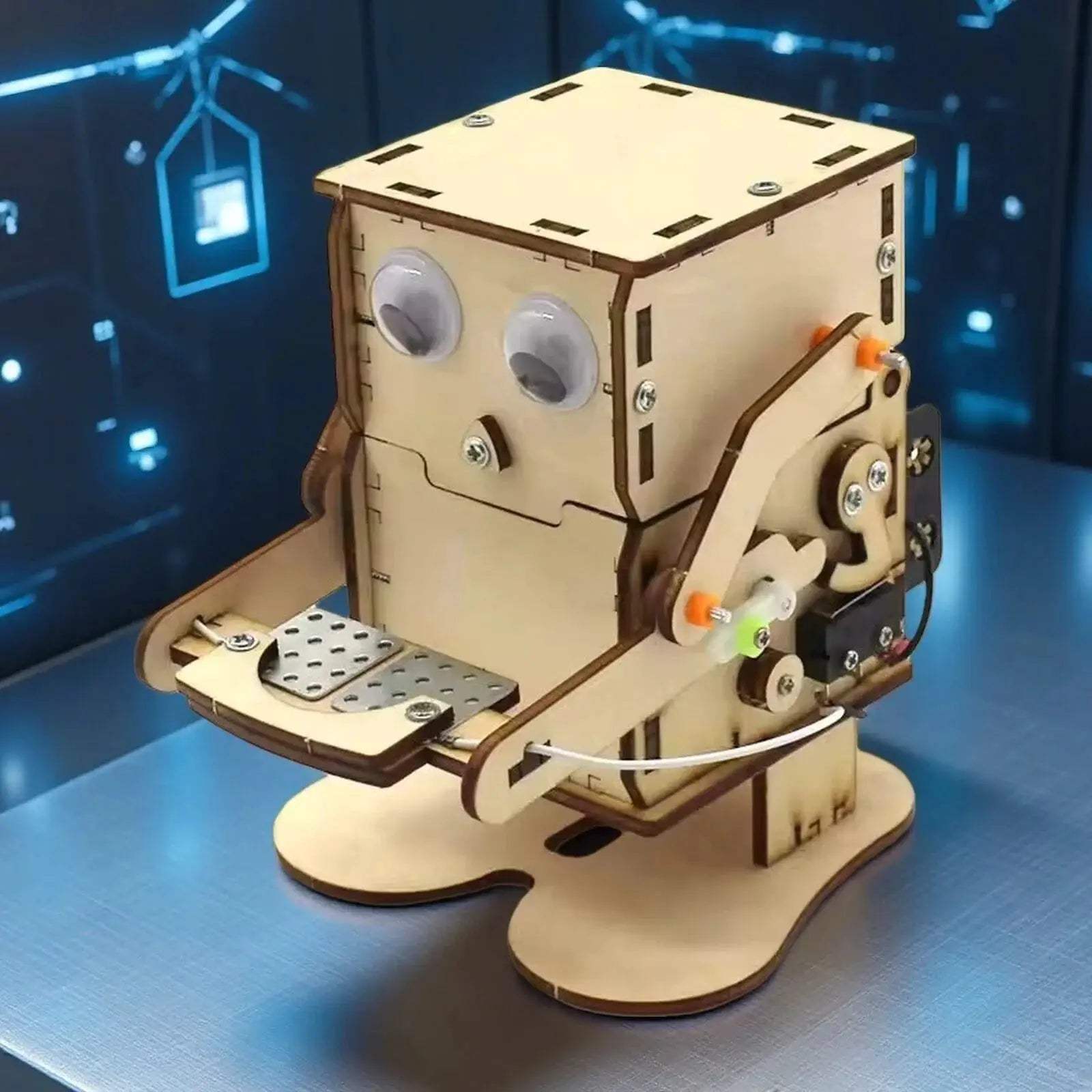 DIY Coin Swallowing Robot Kit For STEAM Education Toy - ToylandEU