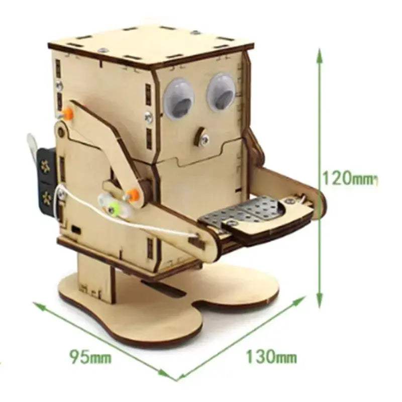 DIY Coin Swallowing Robot Kit For STEAM Education Toy - ToylandEU