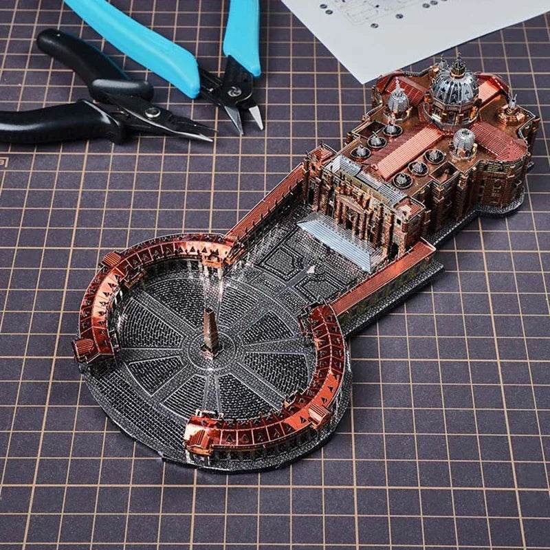 DIY Construction Model 3D Metal Puzzle St. Peter's Basilica - ToylandEU