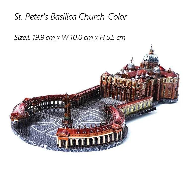 DIY Construction Model 3D Metal Puzzle St. Peter's Basilica - ToylandEU
