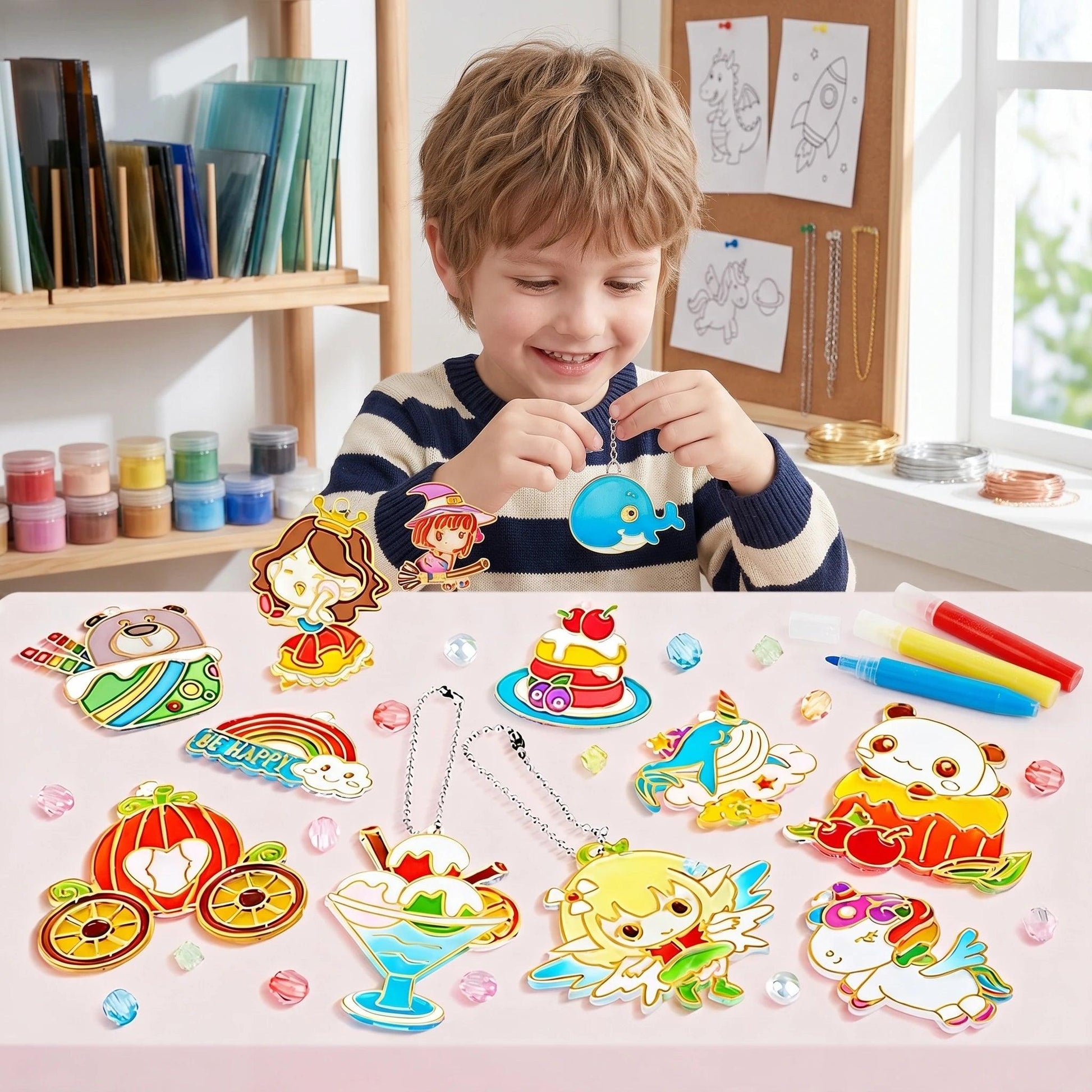  DIY Crystal Gel Painting Kit No Baking Toylandeu™ 