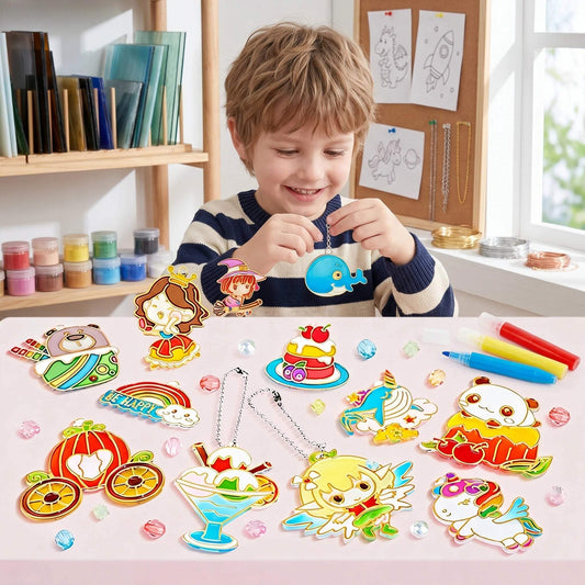 DIY Crystal Gel Painting Kit No Baking Toylandeu™ 
