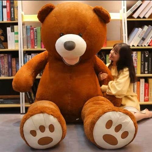 DIY Customizable Giant Teddy Bear Skin - Unfilled Soft Cotton Toy for All Ages - ToylandEU
