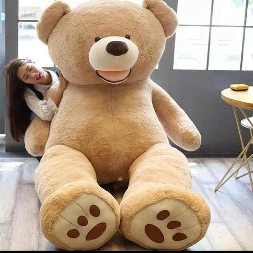 DIY Customizable Giant Teddy Bear Skin - Unfilled Soft Cotton Toy for All Ages - ToylandEU