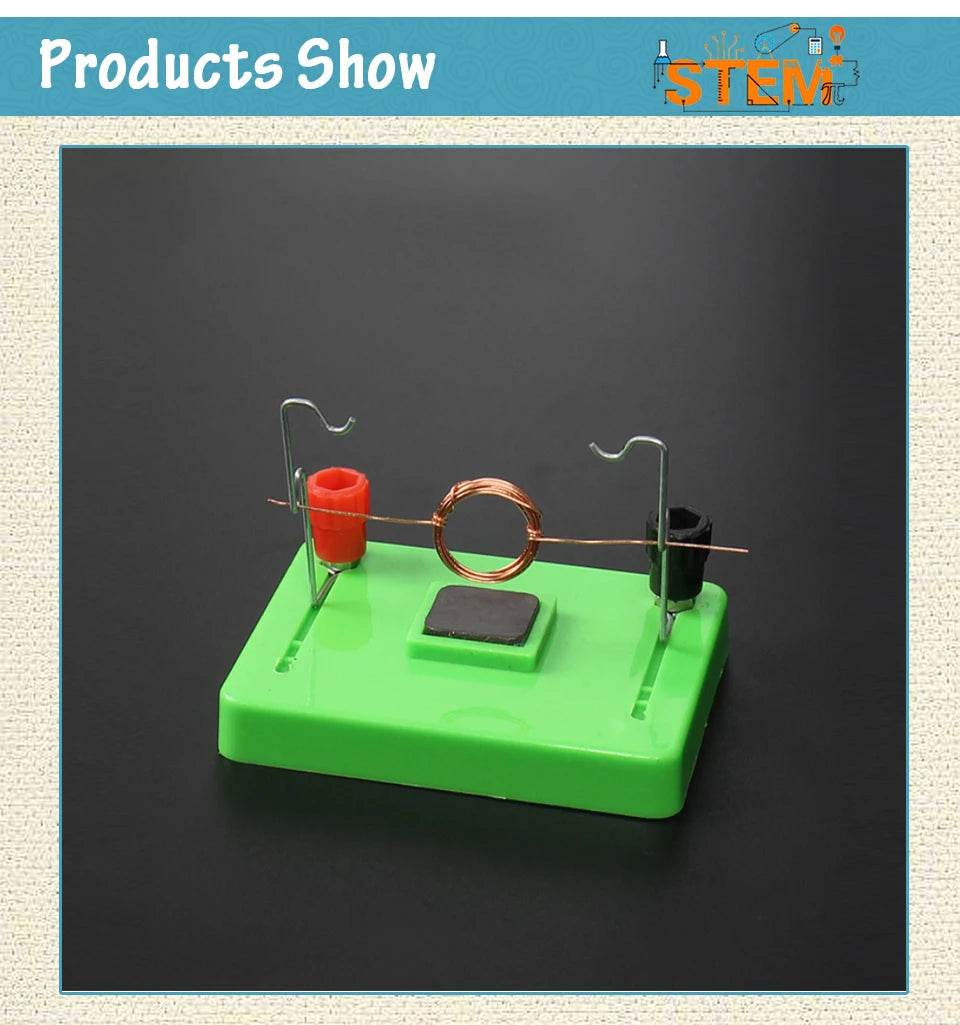 DIY DC Electrical Motor Model Electromagnetic Swing Physics Experiment Aids Children Educational Students Toy School Science - ToylandEU