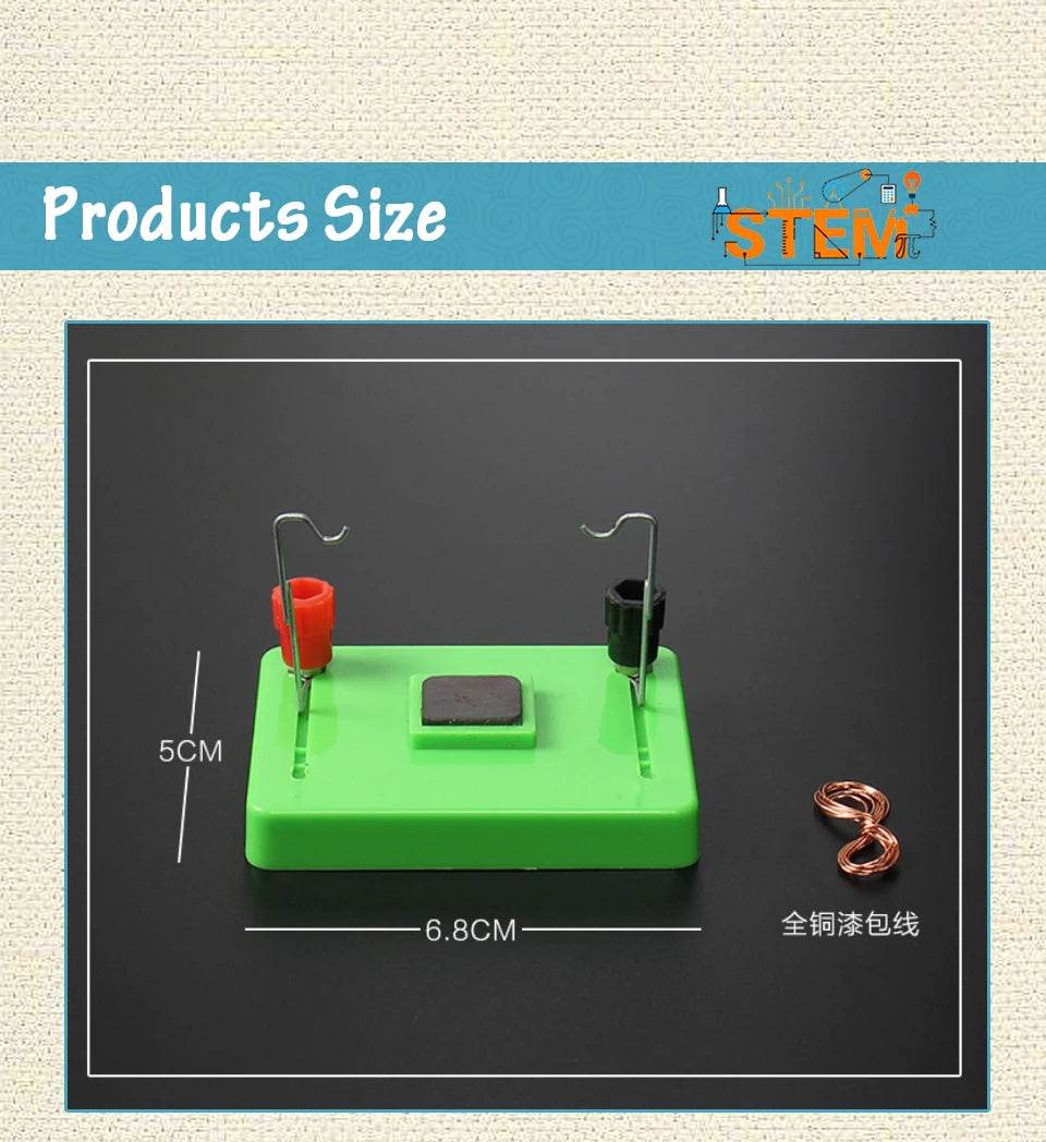 DIY DC Electrical Motor Model Electromagnetic Swing Physics Experiment Aids Children Educational Students Toy School Science - ToylandEU