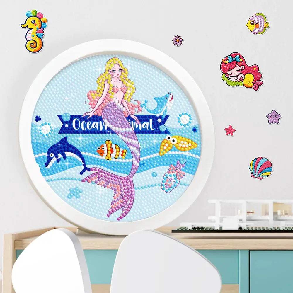  DIY Diamond Painting Kit Unicorn Mermaid Mosaic Gift -  ToylandEU™