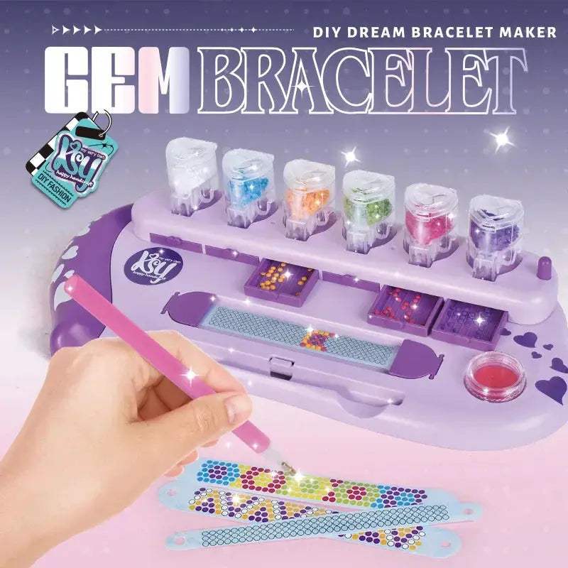 DIY Diamond Woven Bracelet Kit For Girls Toy Gift Set - ToylandEU