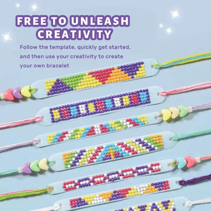 DIY Diamond Woven Bracelet Kit For Girls Toy Gift Set - ToylandEU