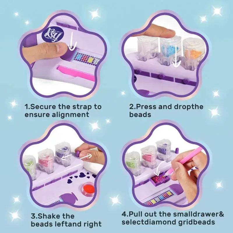 DIY Diamond Woven Bracelet Kit For Girls Toy Gift Set - ToylandEU