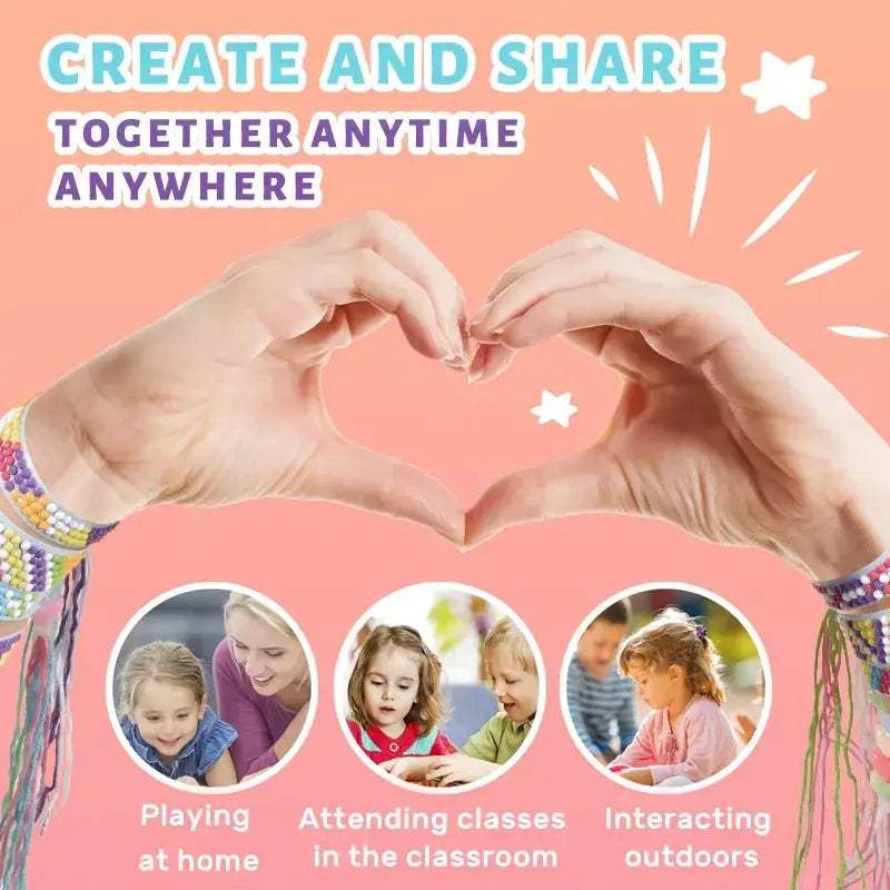 DIY Diamond Woven Bracelet Kit For Girls Toy Gift Set - ToylandEU