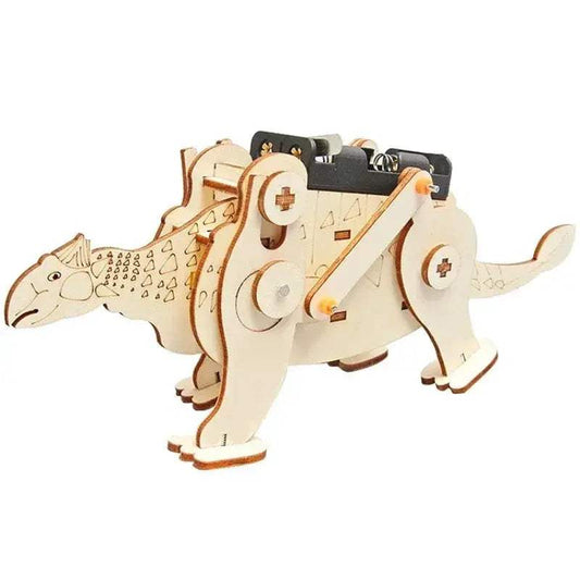  DIY Dinosaur Models Kit Two Types Wooden Puzzles -  ToylandEU™