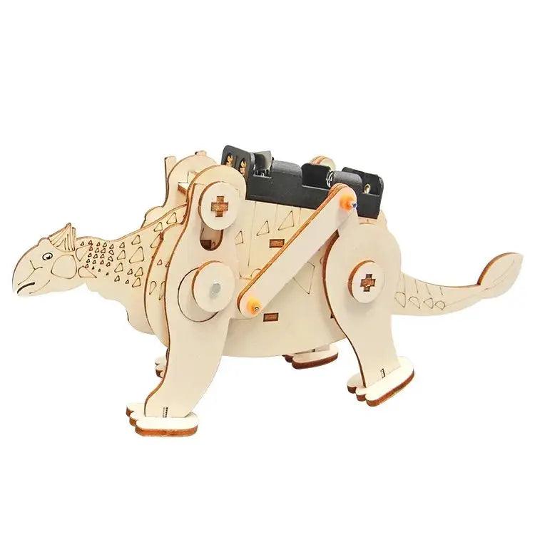  DIY Dinosaur Models Kit Two Types Wooden Puzzles -  ToylandEU™
