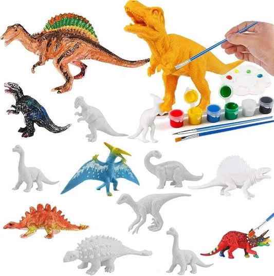  DIY Dinosaur Paint Kit 3D Figures Kids Craft Set Safe -  ToylandEU™