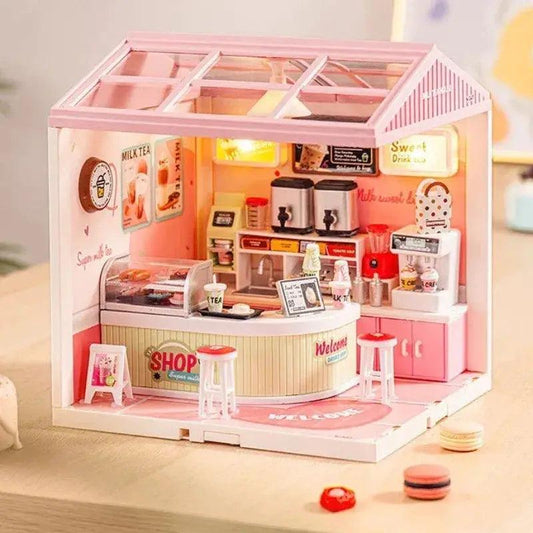  DIY Dollhouse Building Kit With Lighting Creative Play -  ToylandEU™