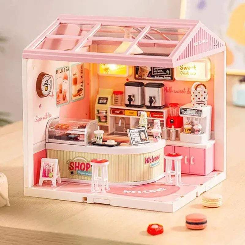 DIY Dollhouse Building Kit With Lighting To Spark Creativity - ToylandEU