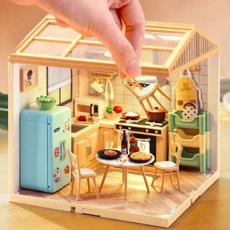 DIY Dollhouse Building Kit With Lighting To Spark Creativity - ToylandEU