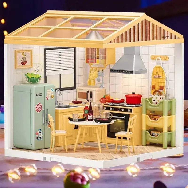 DIY Dollhouse Building Kit With Lighting To Spark Creativity - ToylandEU