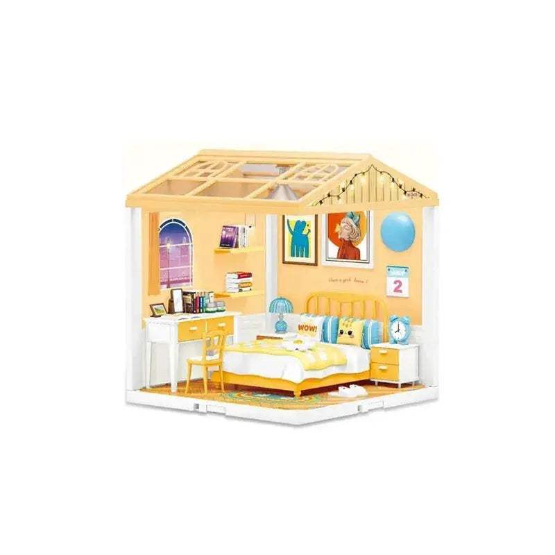 DIY Dollhouse Building Kit With Lighting To Spark Creativity - ToylandEU