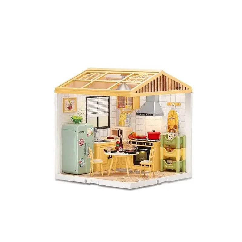 DIY Dollhouse Building Kit With Lighting To Spark Creativity - ToylandEU