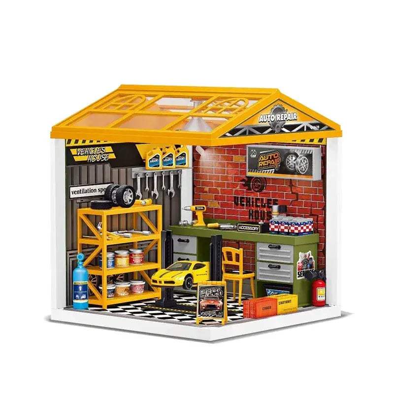 DIY Dollhouse Building Kit With Lighting To Spark Creativity - ToylandEU