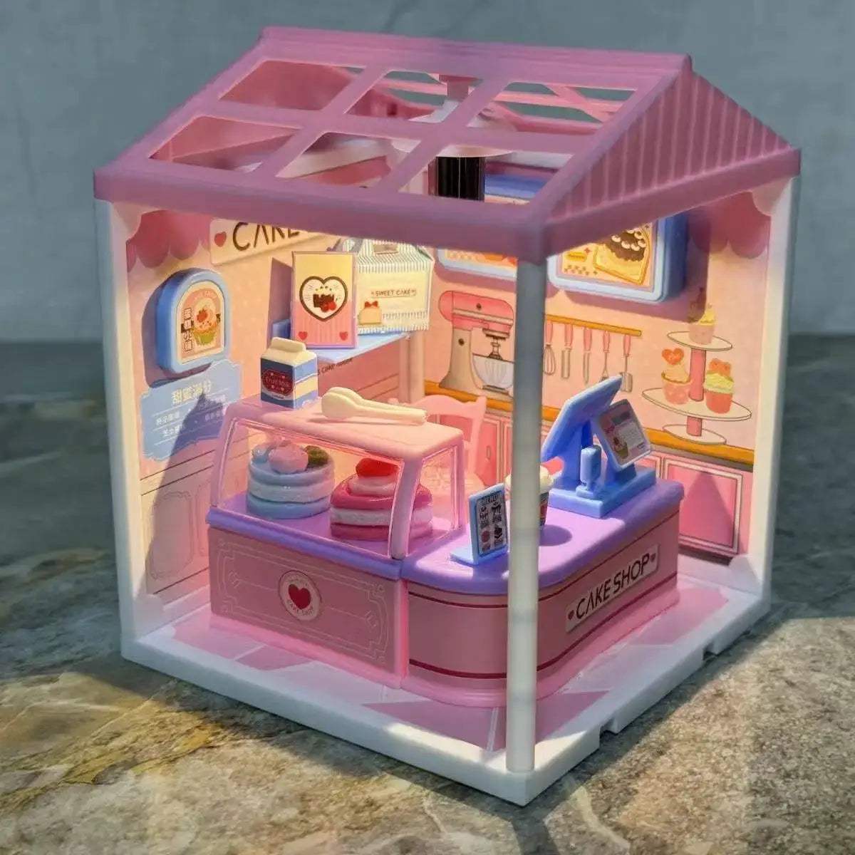 DIY Dollhouse Kit With LED Lights For Creative Kids - ToylandEU