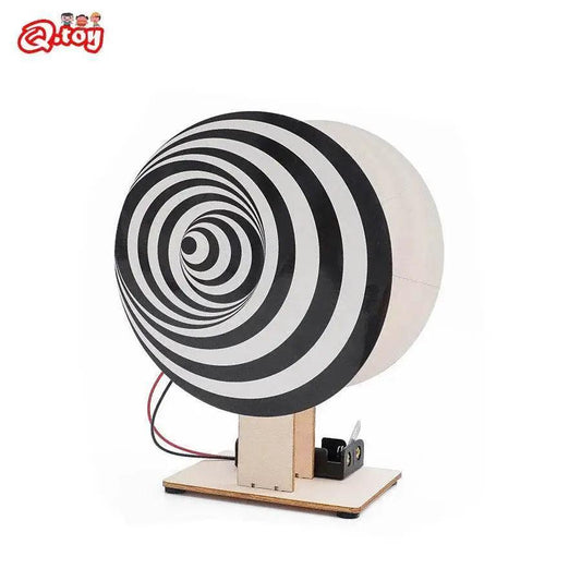  DIY Duchamp Turntable Model Science Toys for Kids Wooden STEM Technologia Educational Kit -  ToylandEU™