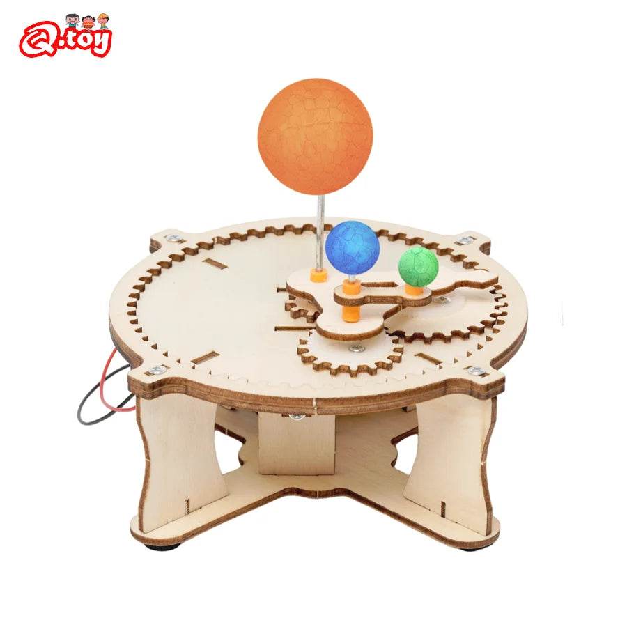 DIY Earth Moon Sun Rotation Model STEM Kit Educational Puzzle - ToylandEU