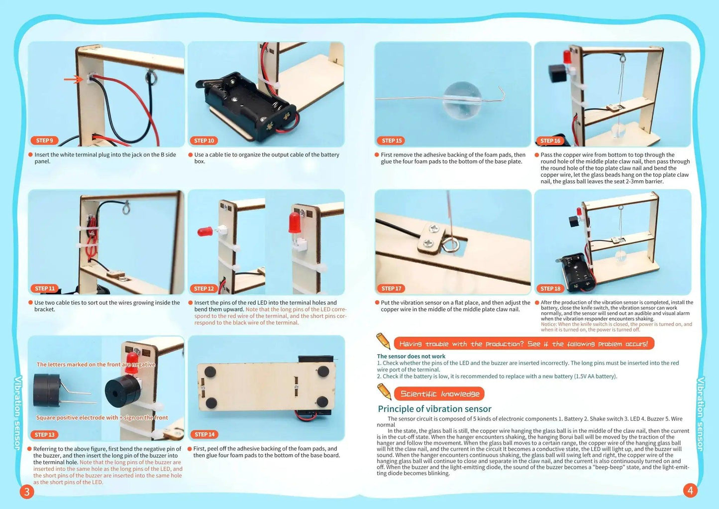  DIY Earthquake Alarm Model STEM Kit for Kids Learning Education -  ToylandEU™